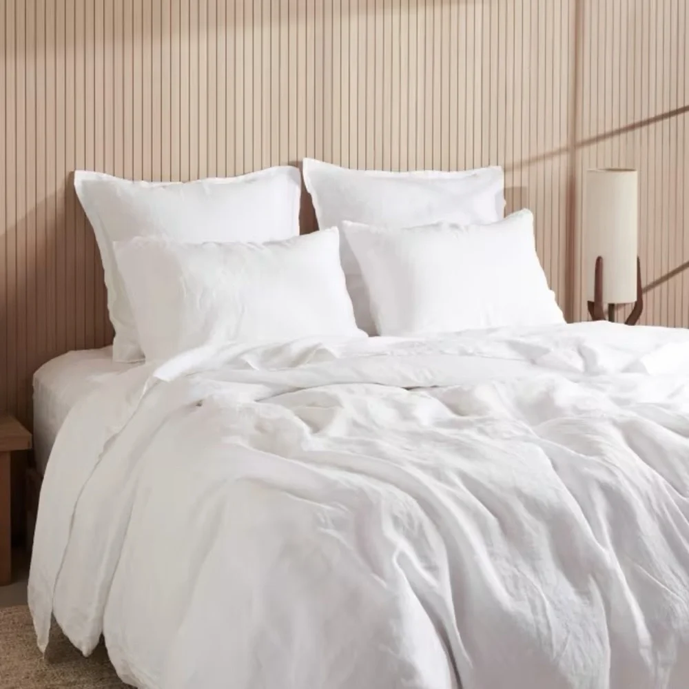 Parachute Linen Duvet Cover‎ Queen Size White